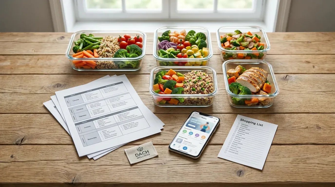 Vorschau: 7-Tage-Starter-Plan mit Rezepten und Trainingsplan