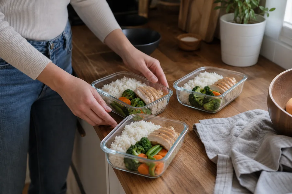 Ausgewogene Ernährung und Meal Prep